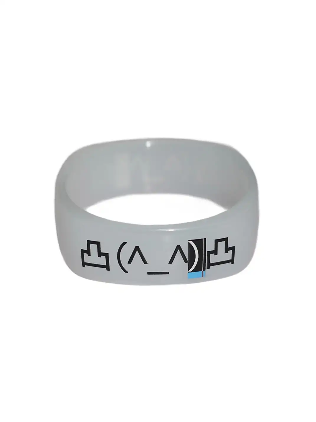 Osw | Resin Polka Dot Pattern Square Bangle