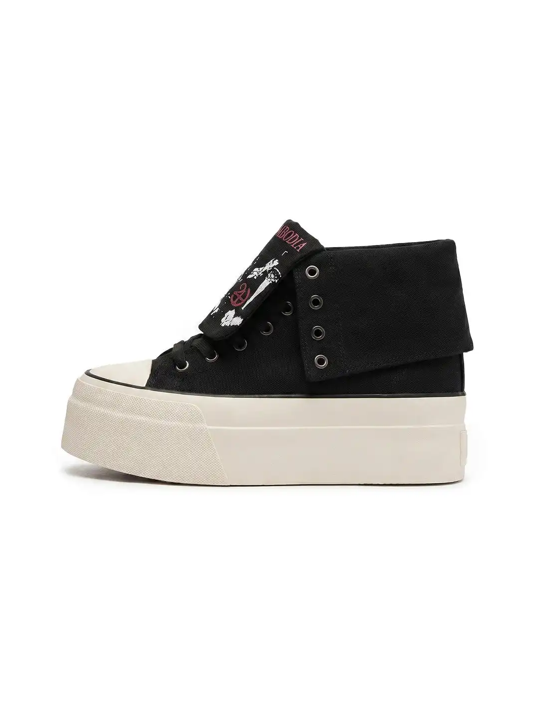 24ans online | Foldable Tongue Punk Canvas Shoes