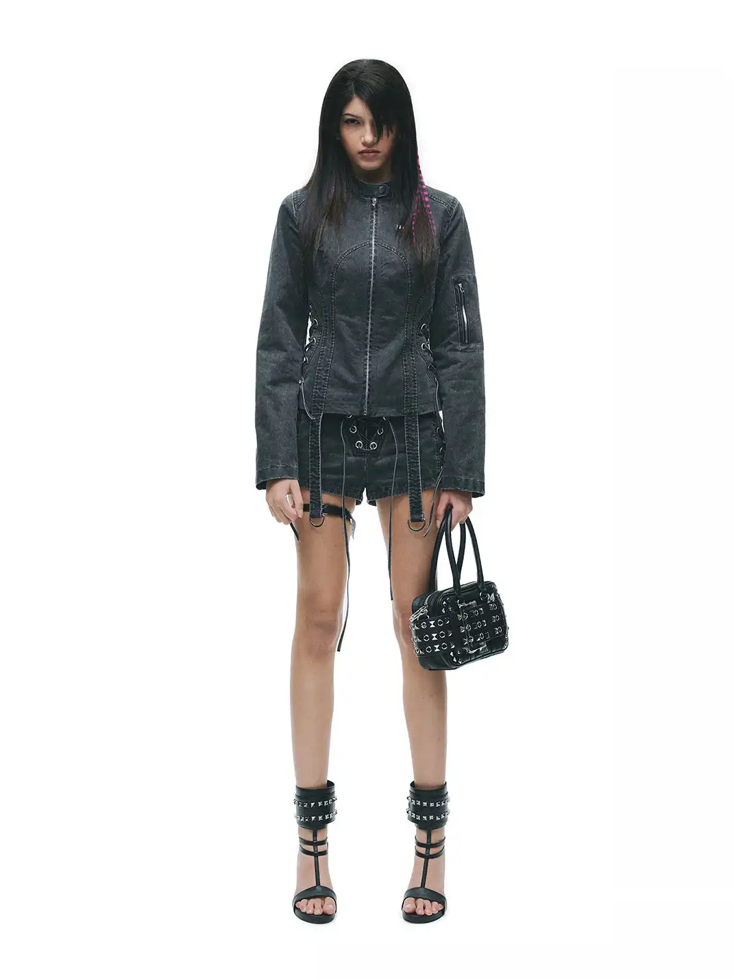 24ans online | Drawstring Punk Shorts