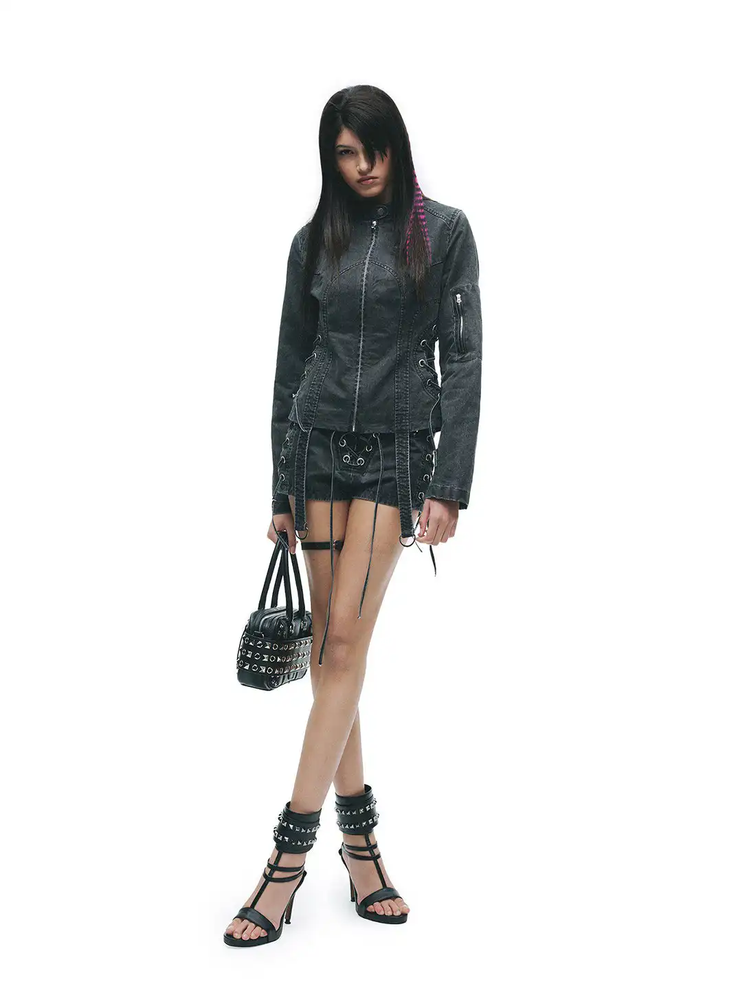 24ans online | Drawstring Punk Shorts