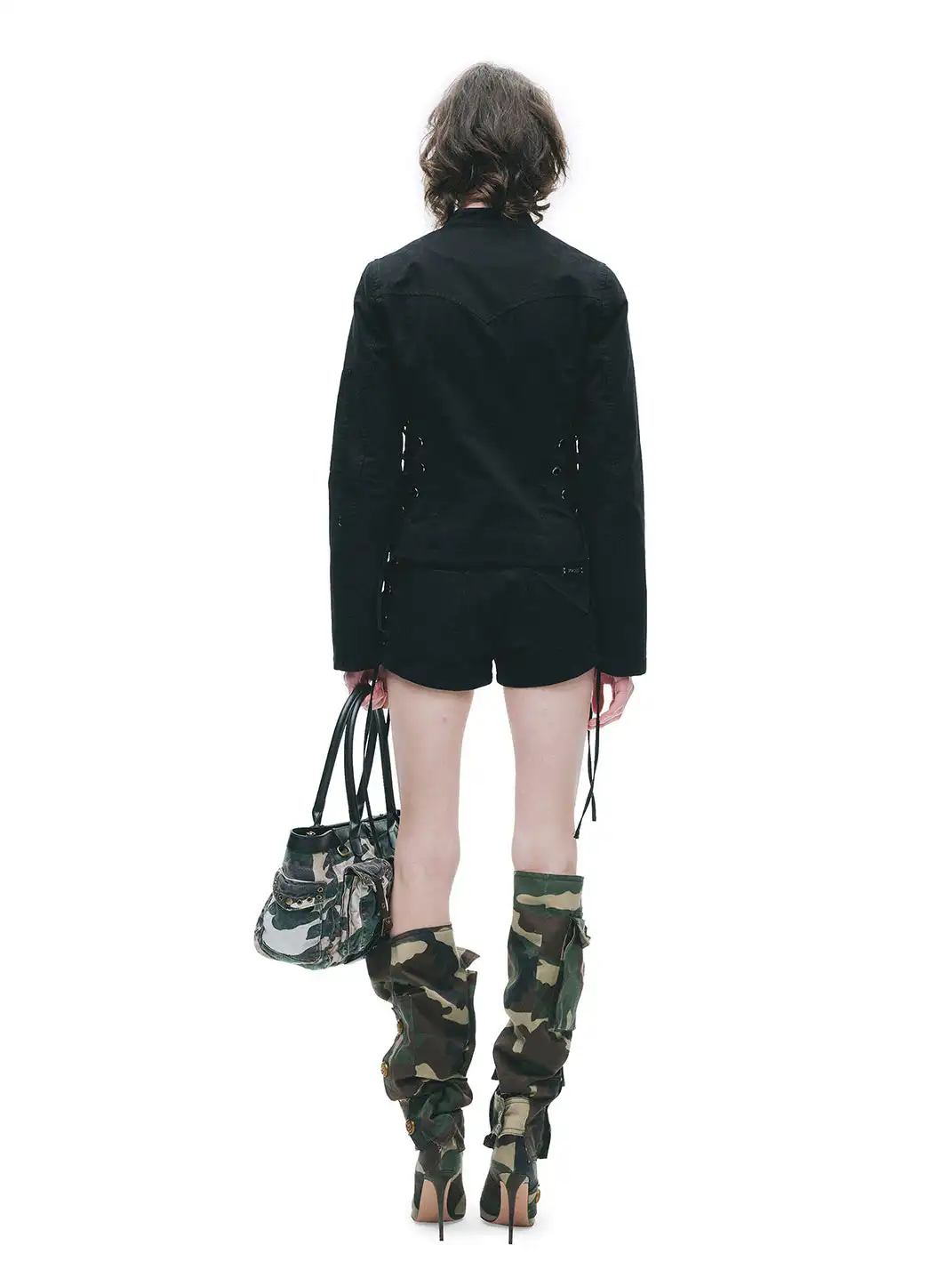 24ans online | Drawstring Punk Shorts