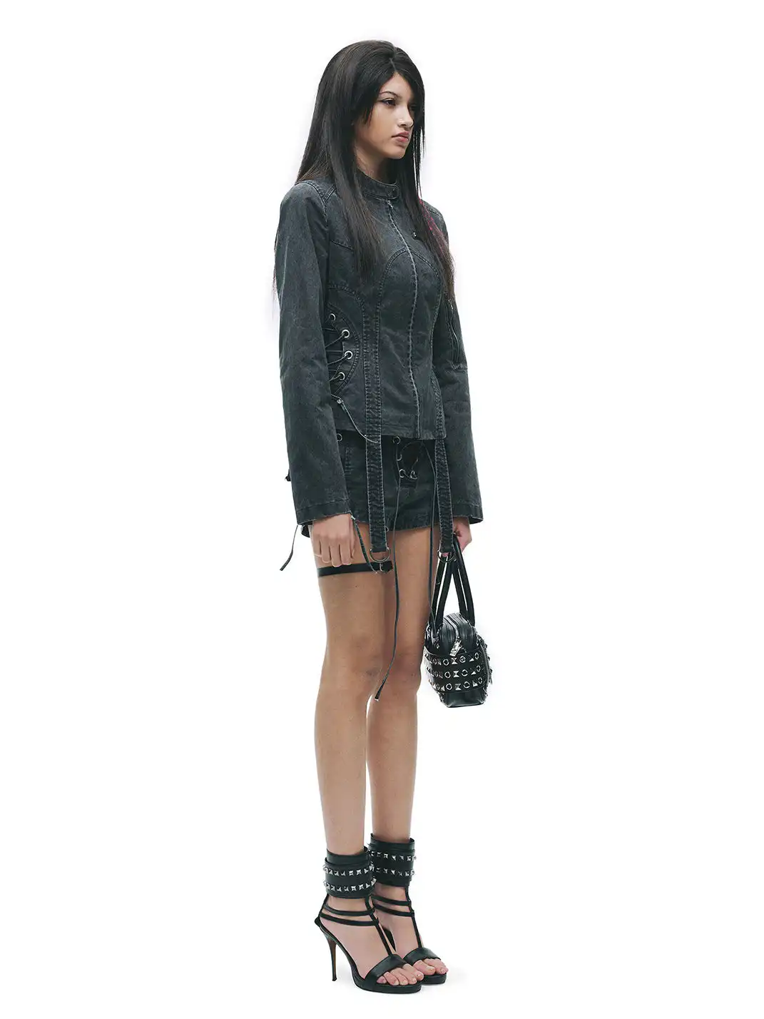 24ans online | Drawstring Punk Shorts
