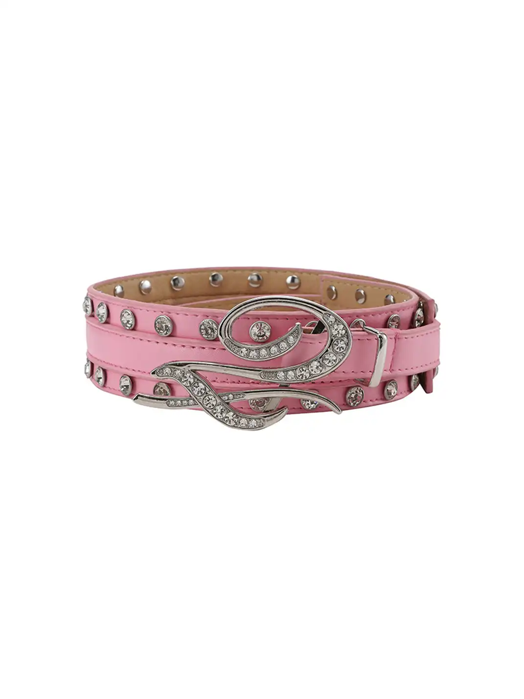 24ans online | High-transparent Zircon Full Diamond Belt
