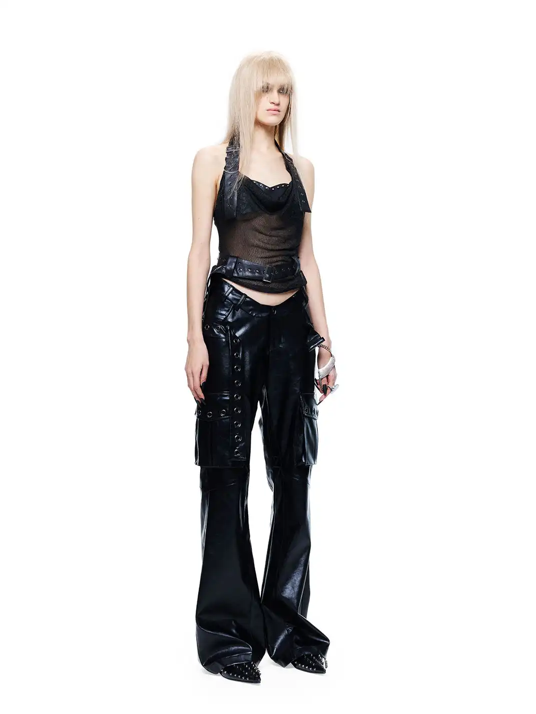 24ans online | Punk Grunge Adjustable Belt Suspenders