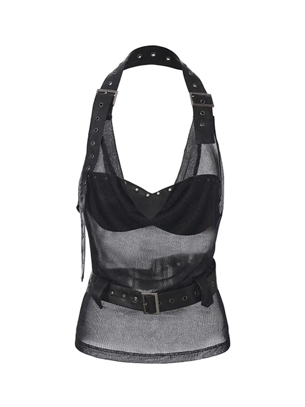24ans online | Punk Grunge Adjustable Belt Suspenders