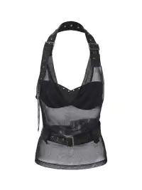 24ans online | Punk Grunge Adjustable Belt Suspenders