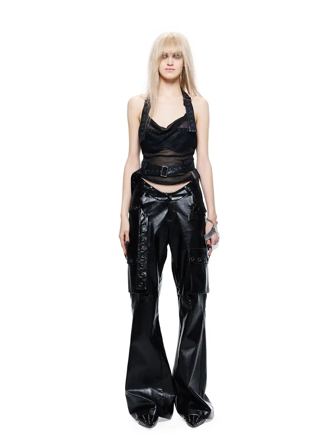 24ans online | Punk Grunge Adjustable Belt Suspenders
