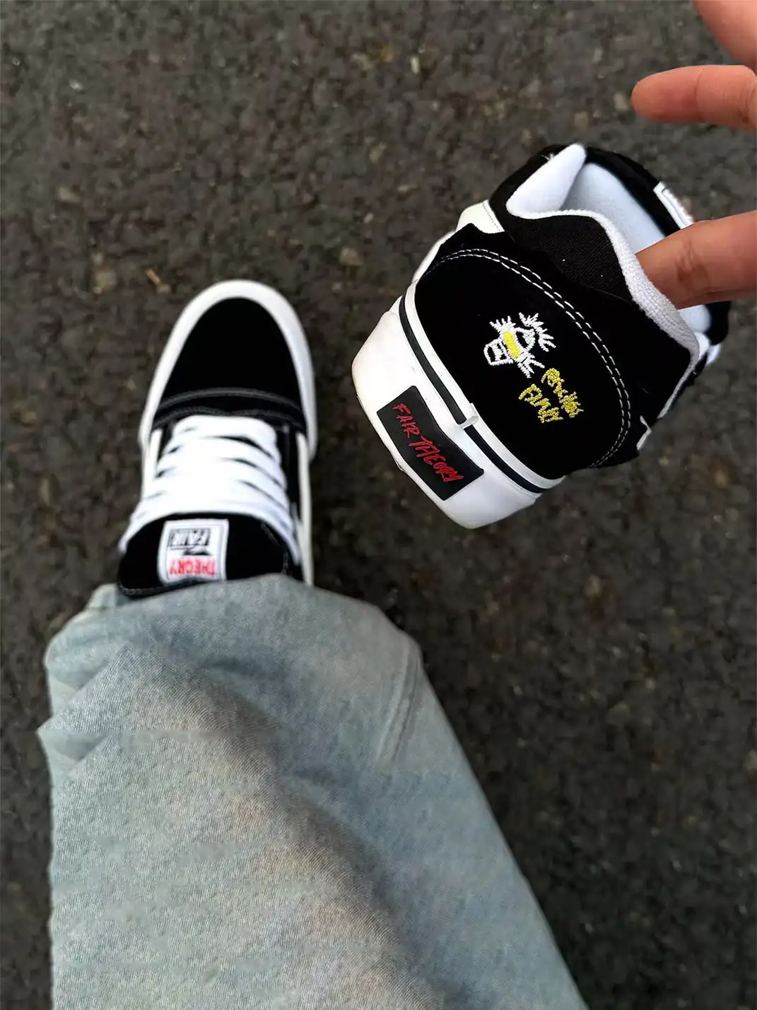 joasll | Afro Embroidery Casual Skate Shoes