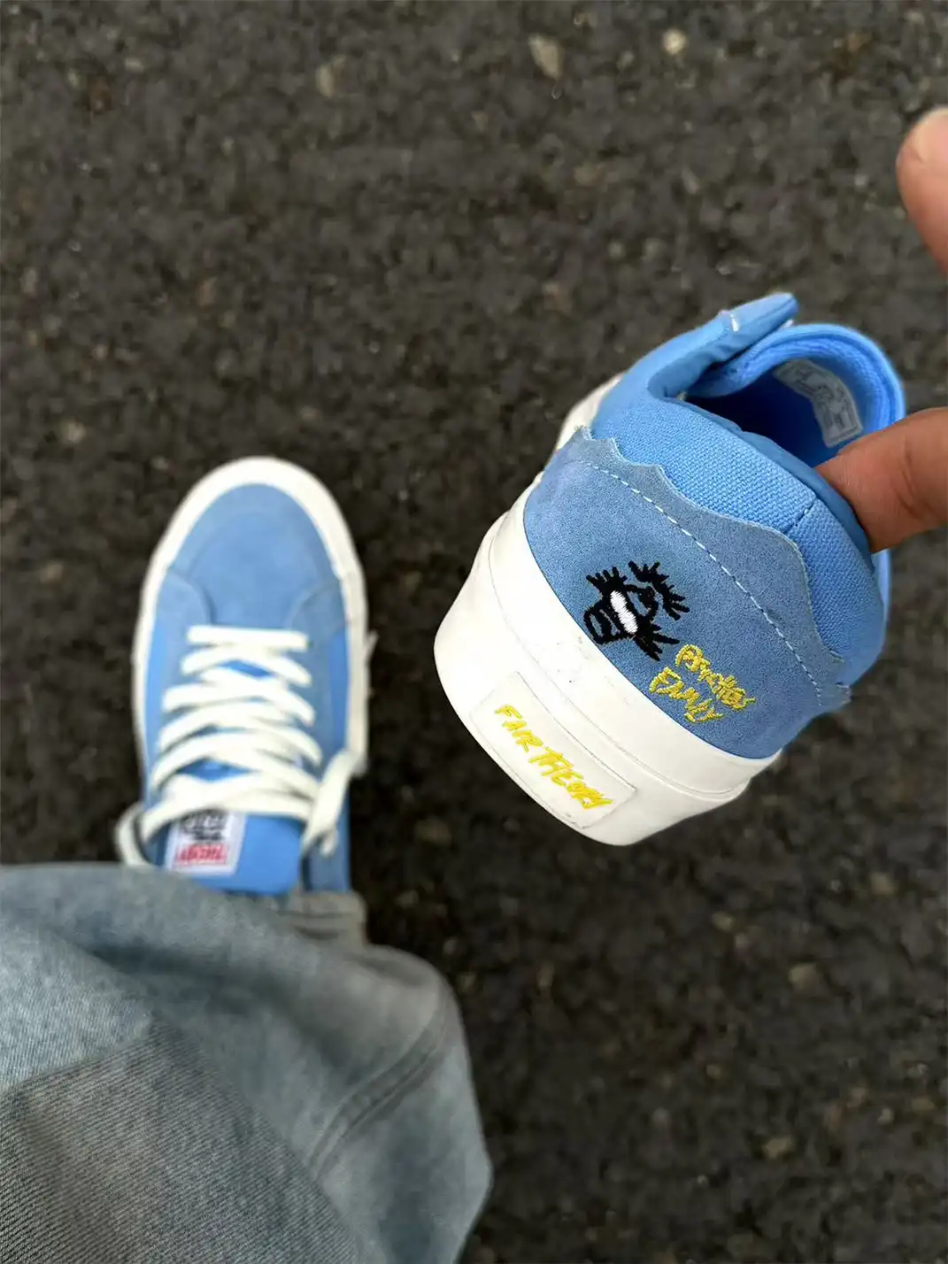 joasll | Afro Embroidery Casual Skate Shoes