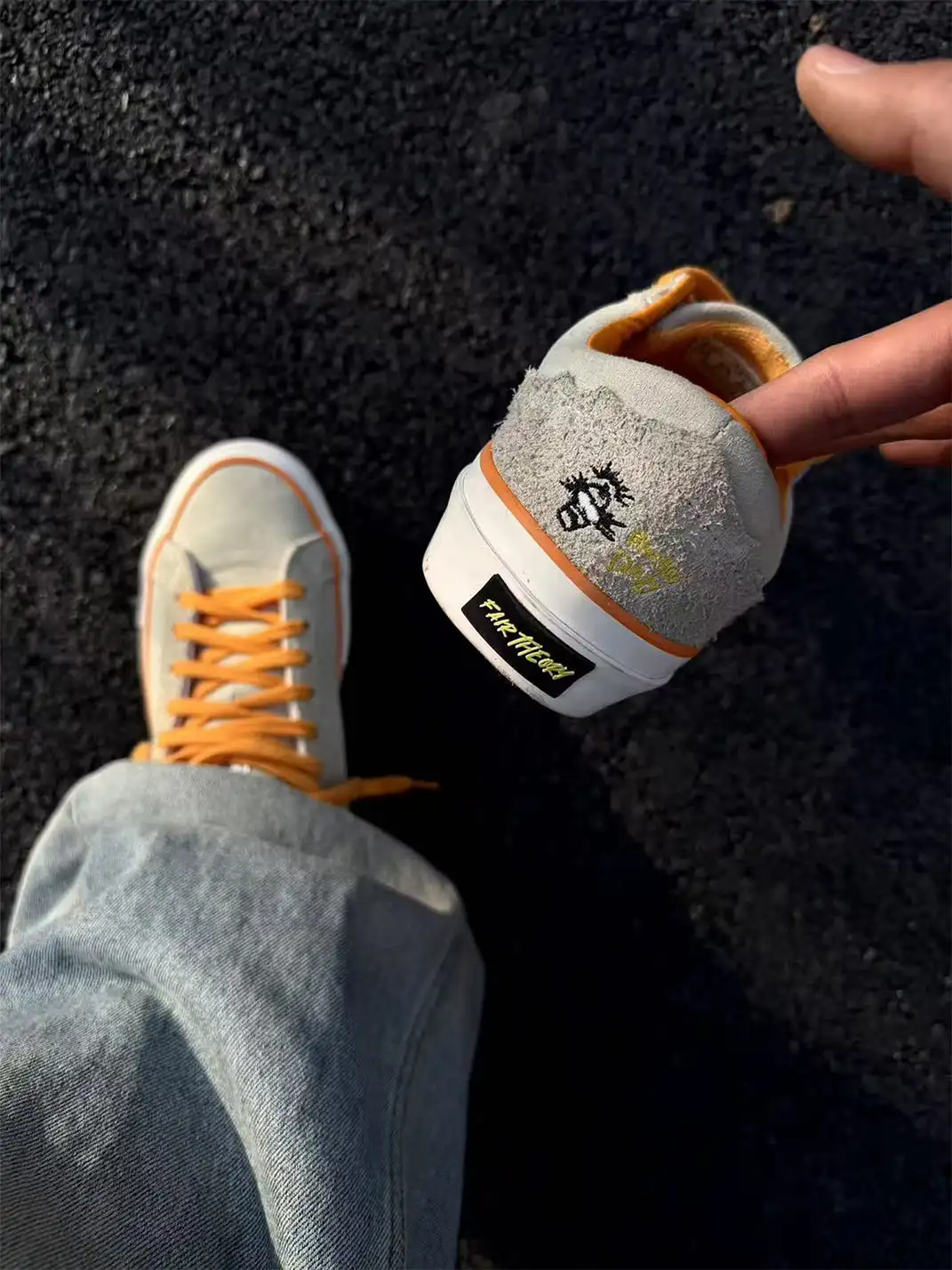 joasll | Color Block Full Suede Skate Shoes