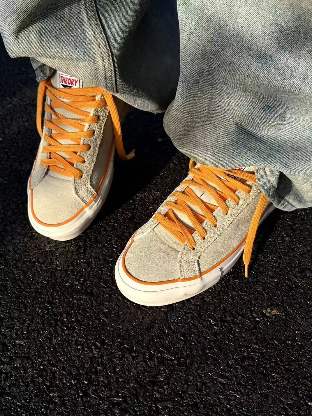 joasll | Color Block Full Suede Skate Shoes