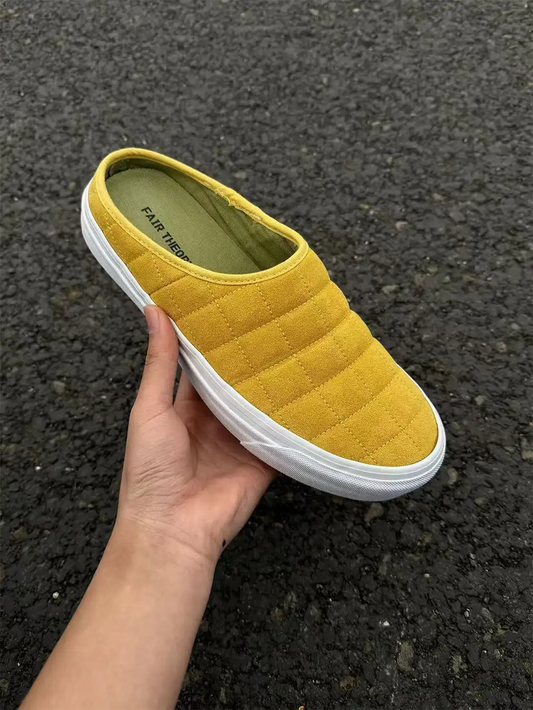 joasll | Yellow Rhombus Lowslip-on Mules
