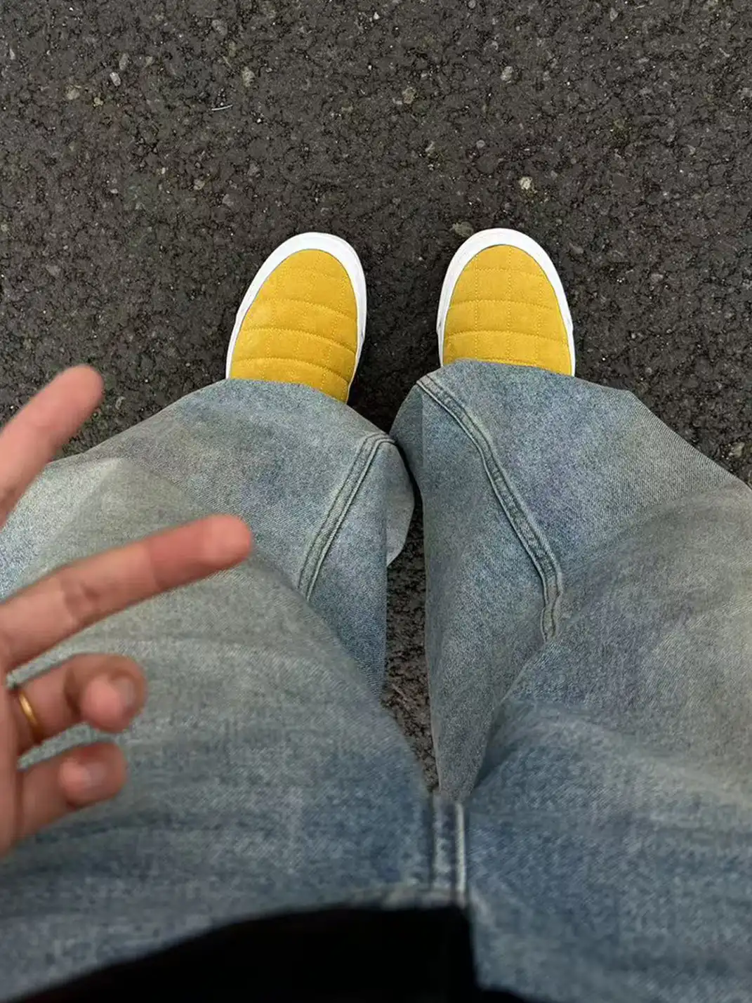 joasll | Yellow Rhombus Lowslip-on Mules