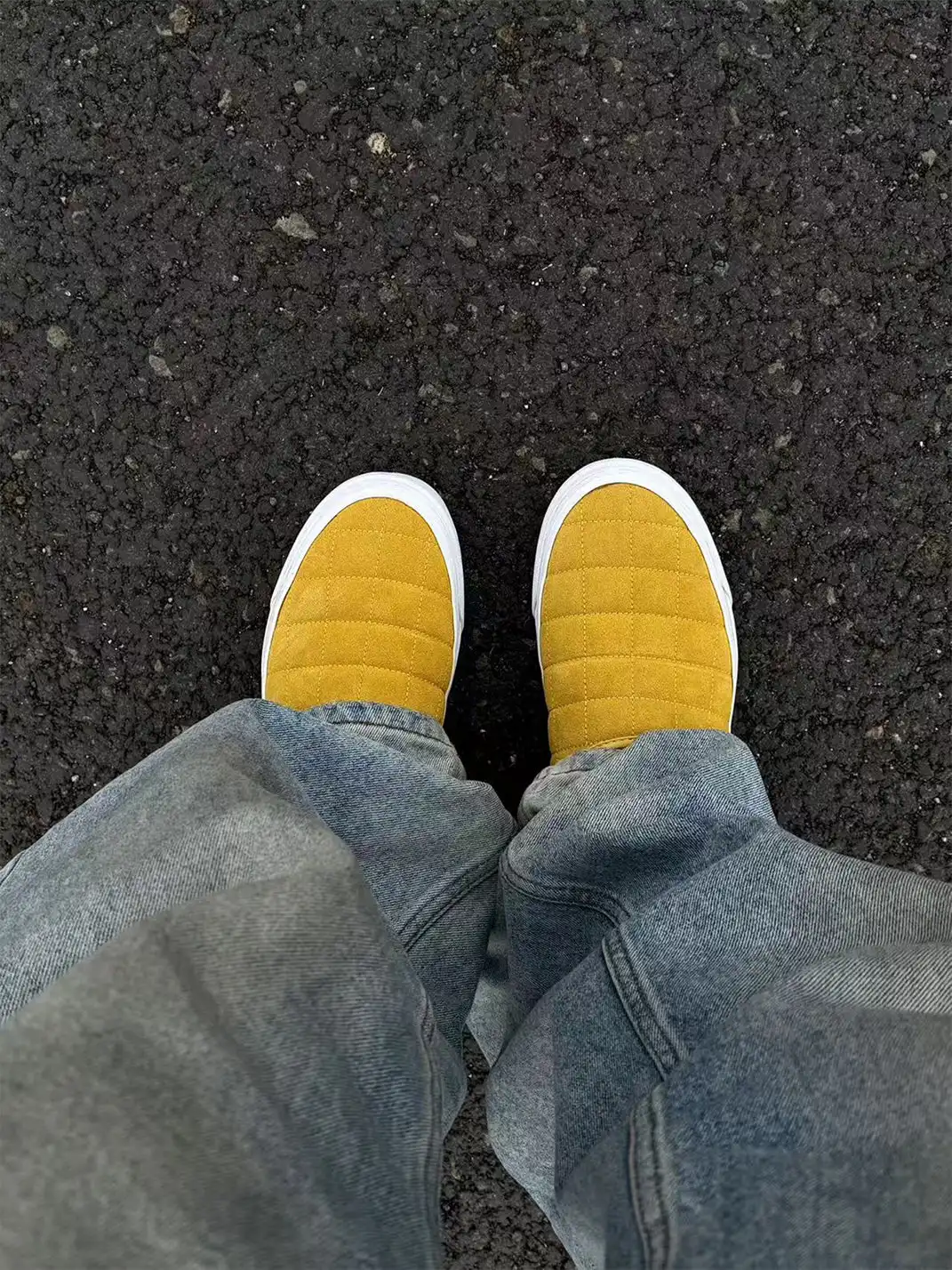 joasll | Yellow Rhombus Lowslip-on Mules