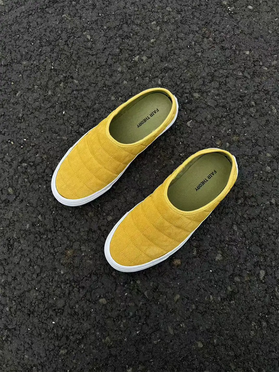 joasll | Yellow Rhombus Lowslip-on Mules