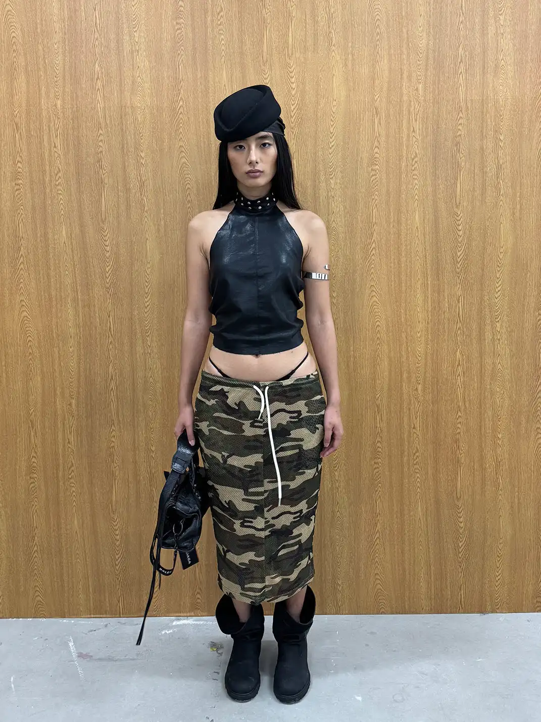 KISSKISSKIKI | Camouflage Breathable Split Skirt