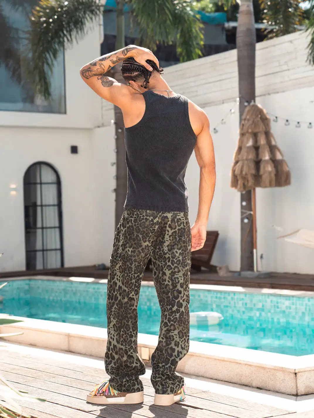 SOFRSH | Leopard Camouflage Casual Pants
