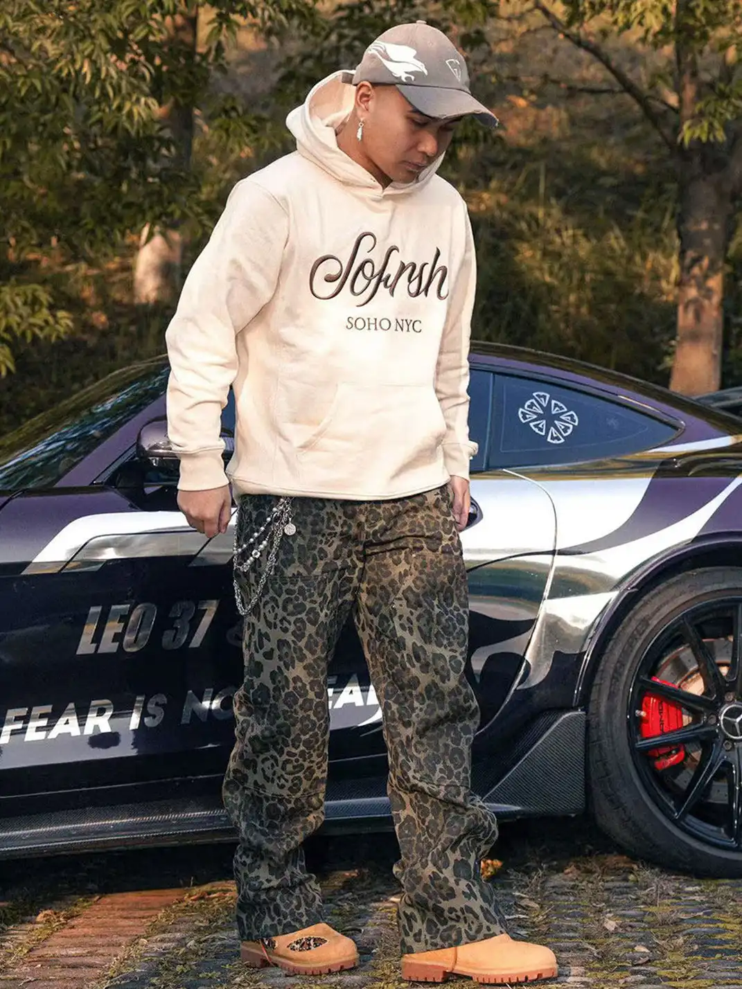 SOFRSH | Leopard Camouflage Casual Pants