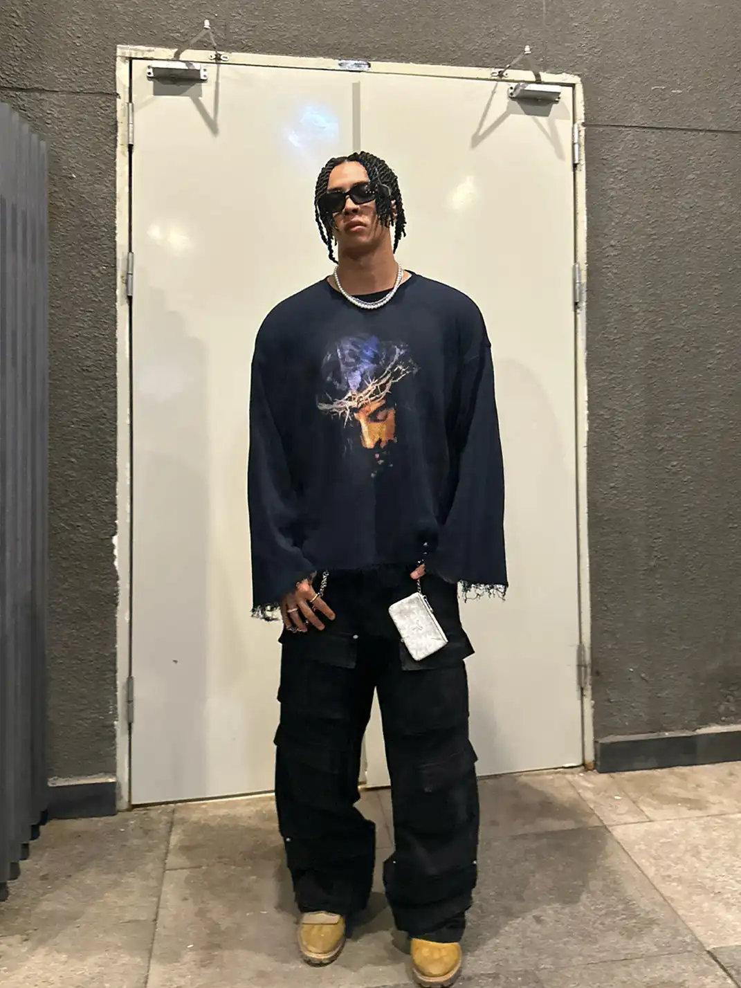 SOFRSH | Crew Neck Long Sleeve Printed Sweatshirt