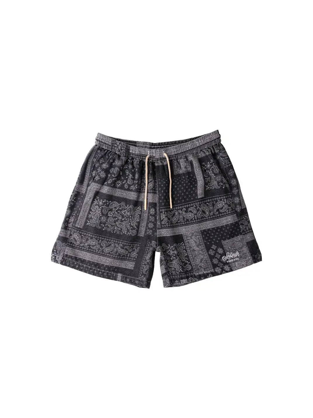 SOFRSH | Bandana Print Drawstring Shorts