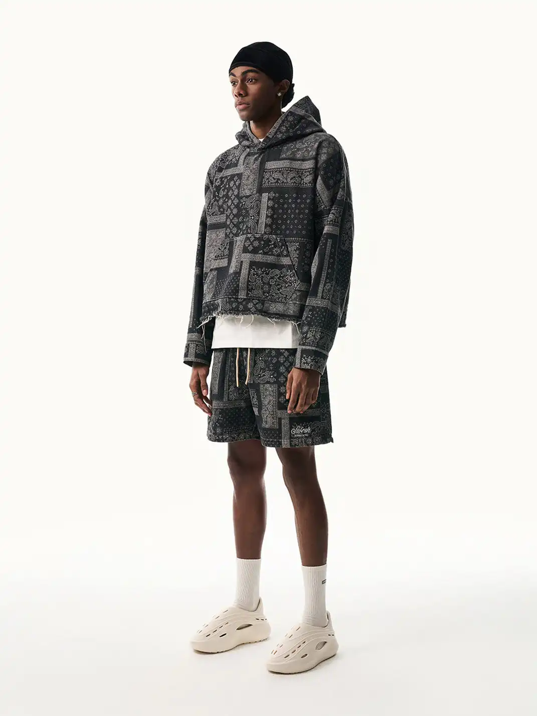 SOFRSH | Bandana Print Drawstring Shorts