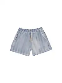 SOFRSH | Washed Striped Drawstring Shorts