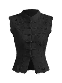 CIDER | Lace Lapel Hollow Out Split Hem Top