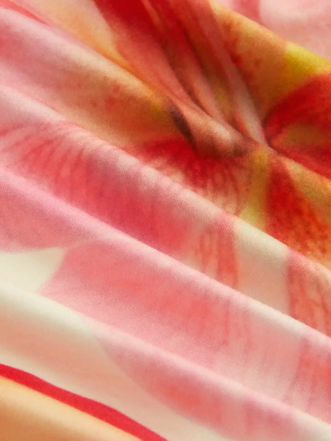 CIDER | Floral Print Drawstring Tube Top