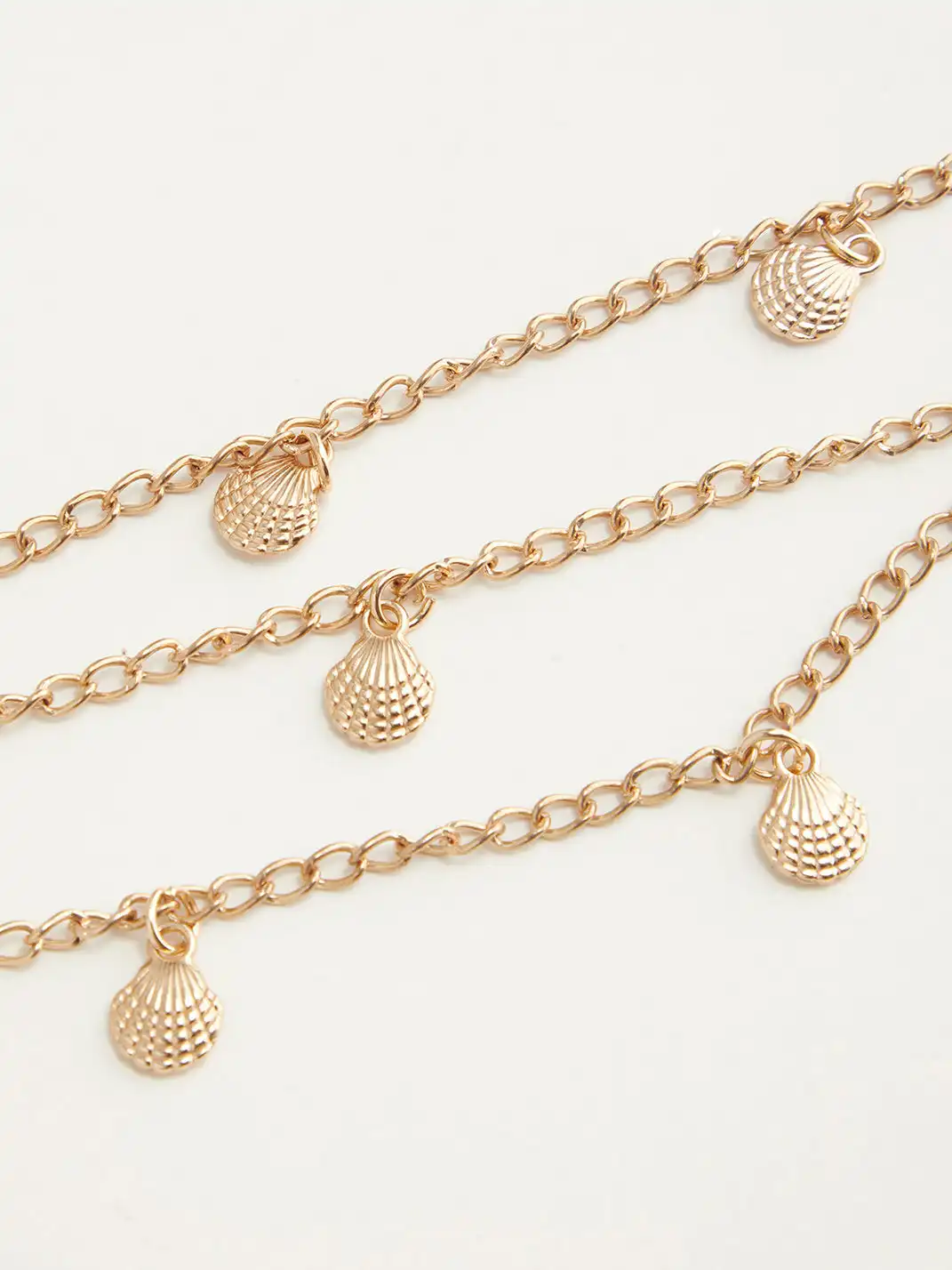 CIDER | Ruffled Hollow-out Chain Strap One-piece Bikini