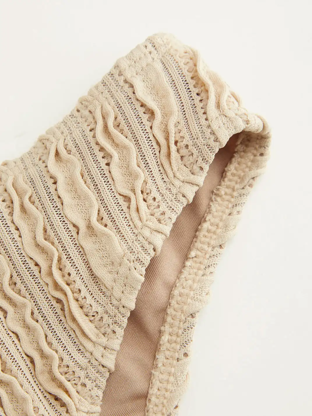 CIDER | Ruffled Hollow-out Chain Strap One-piece Bikini