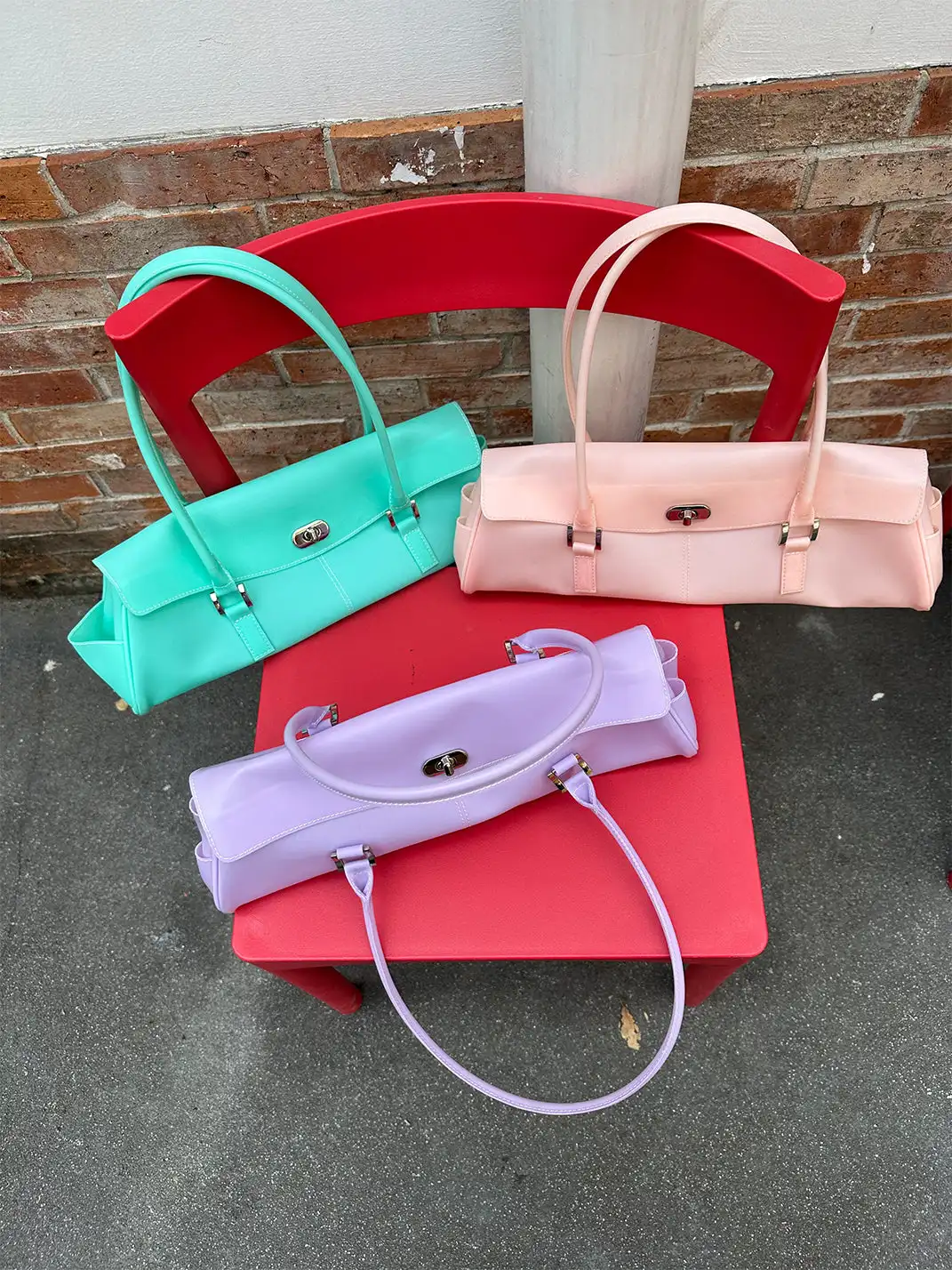 OGS | French Stick Jelly Bag Handbag Underarm Bag