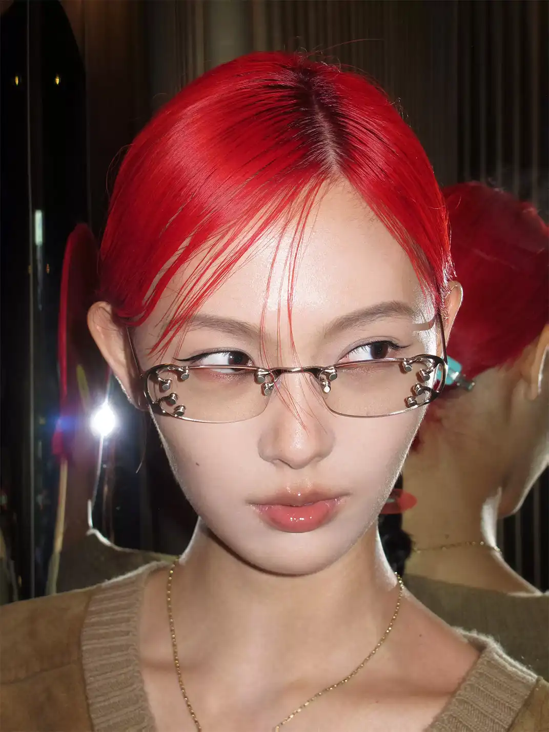 404 | Vine Wrapped Rimless Sunglasses