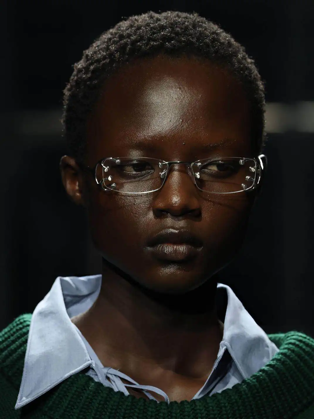 404 | Vine Wrapped Rimless Sunglasses