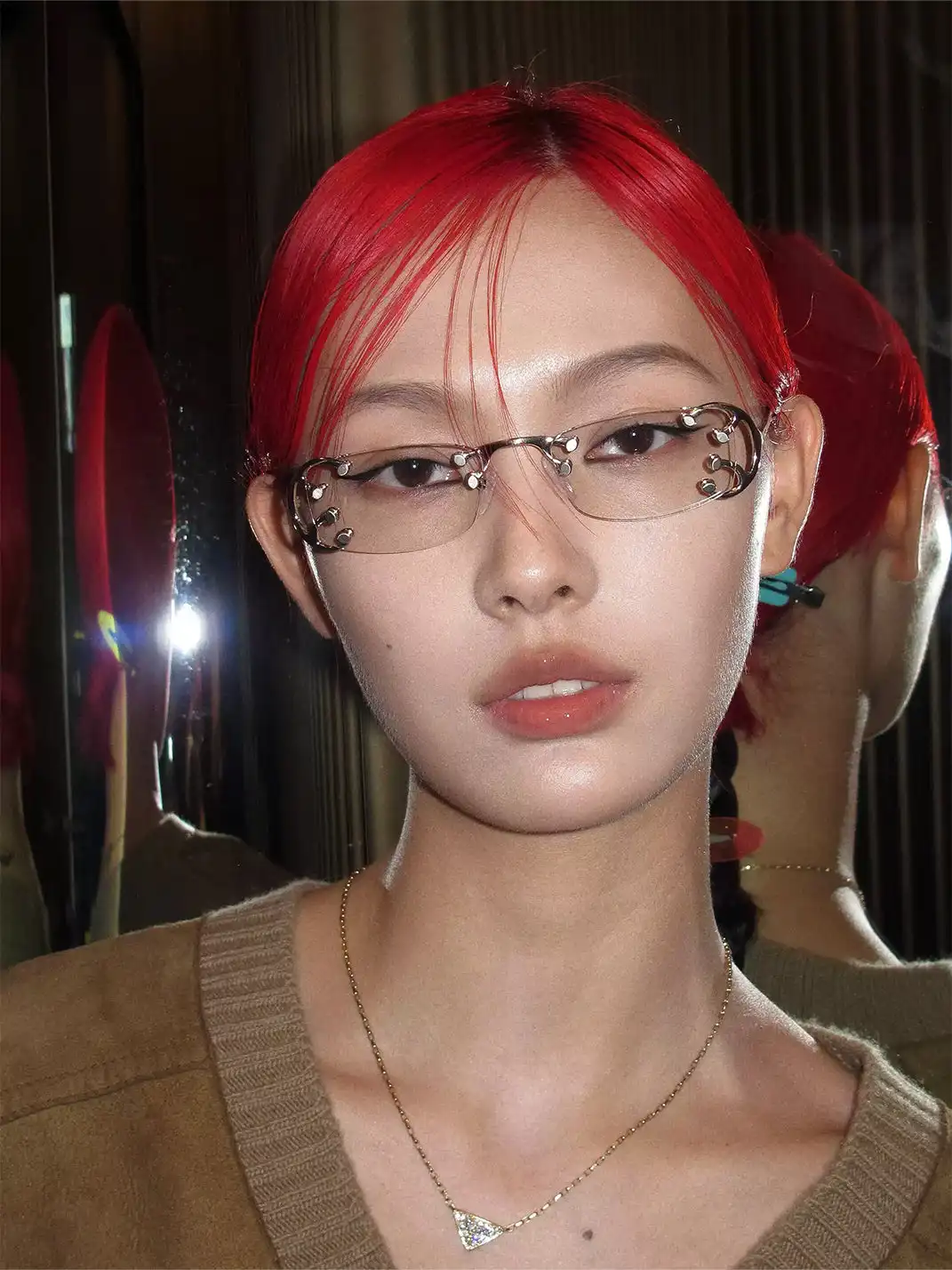 404 | Vine Wrapped Rimless Sunglasses