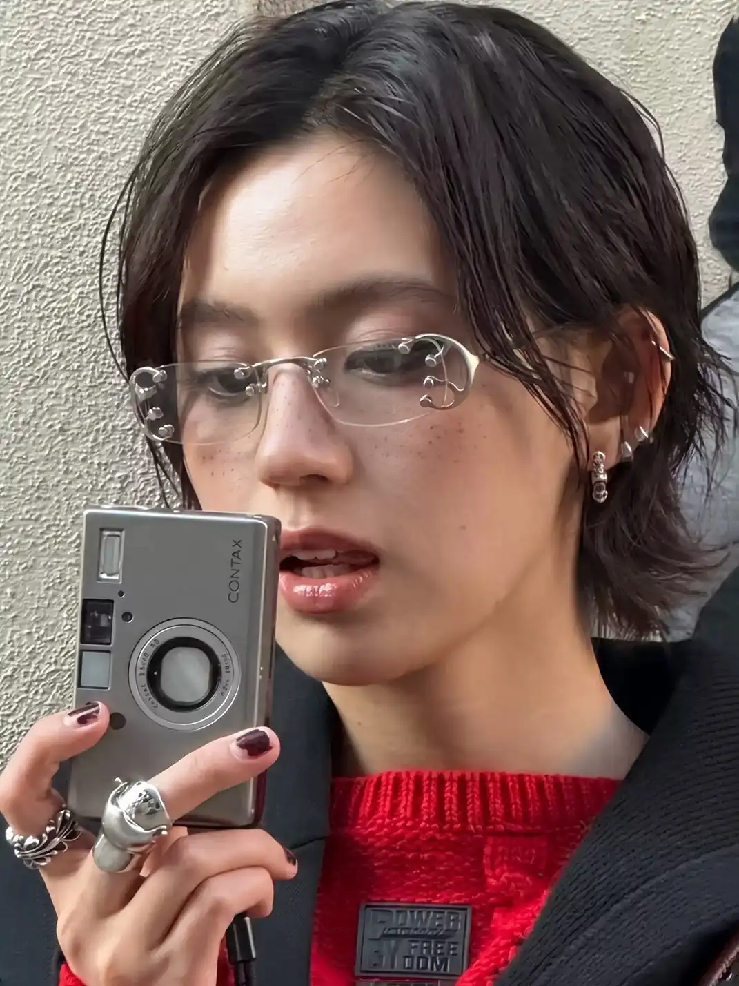 404 | Vine Wrapped Rimless Sunglasses
