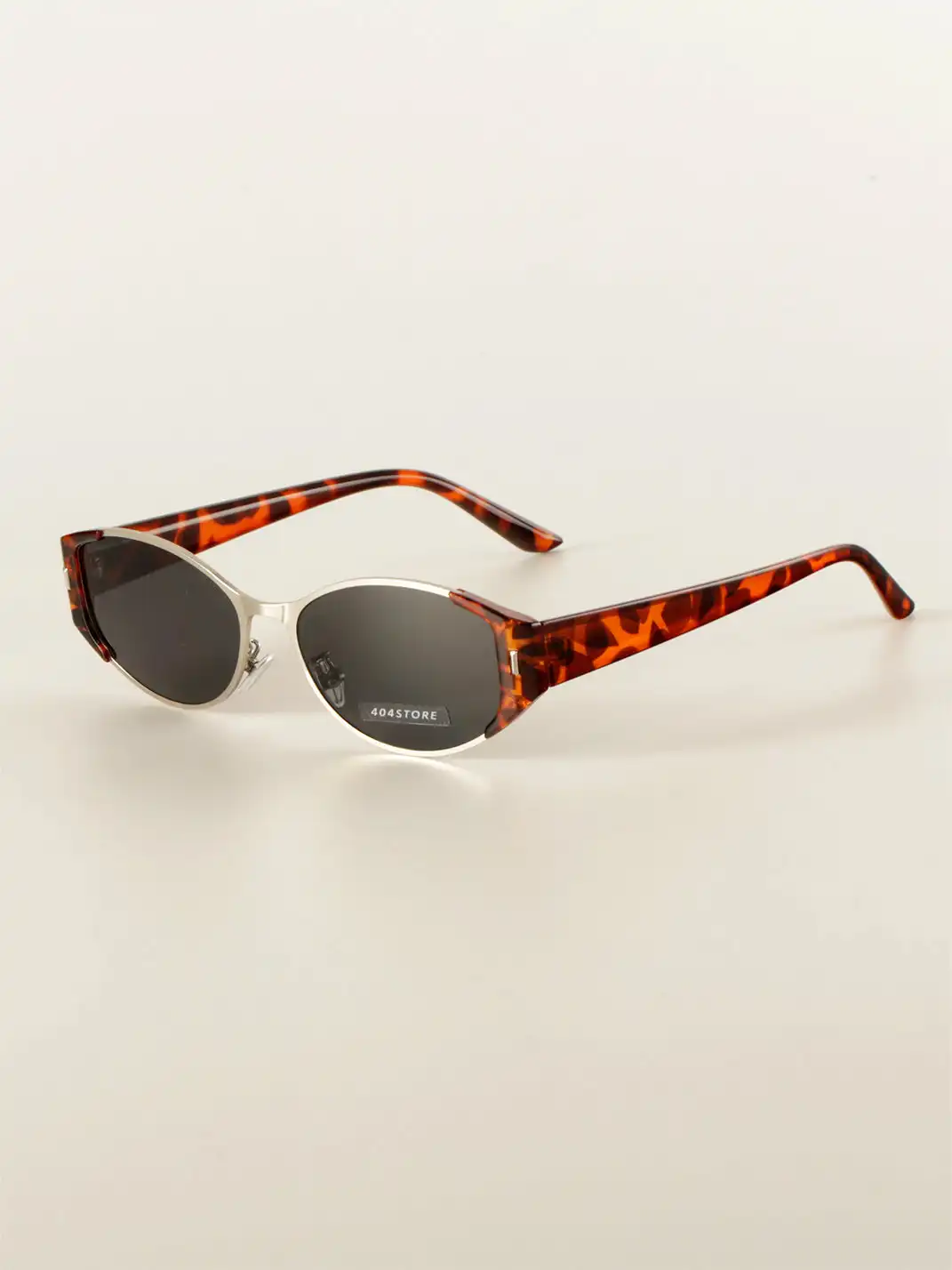 404 | Metal Style Color Block Frame Sunglasses