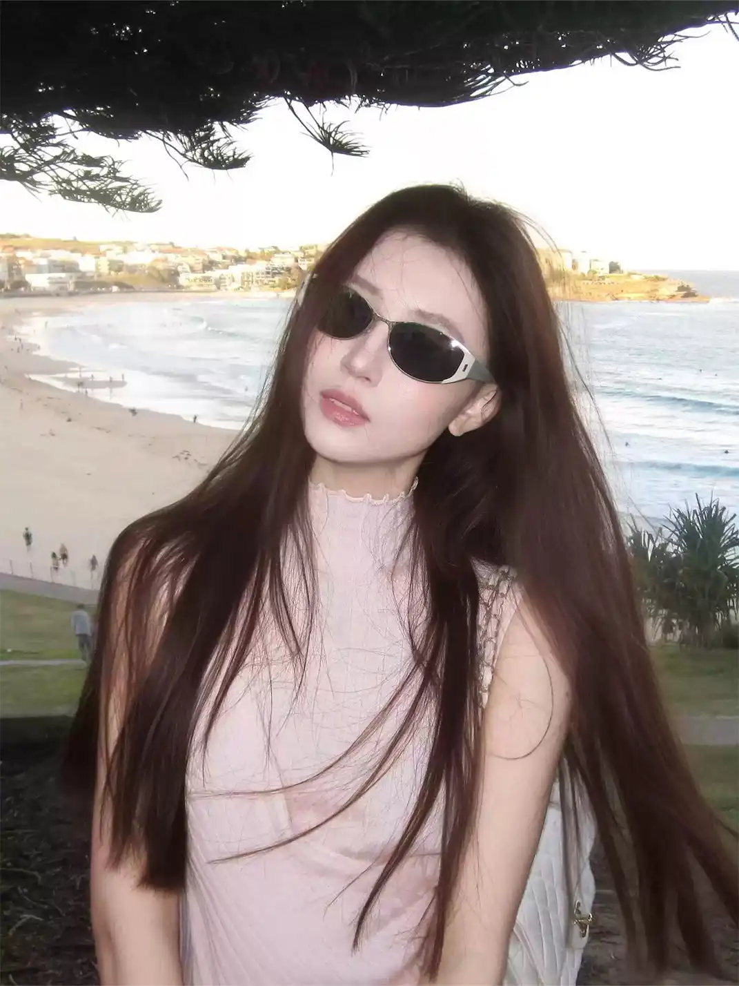 404 | Metal Style Color Block Frame Sunglasses