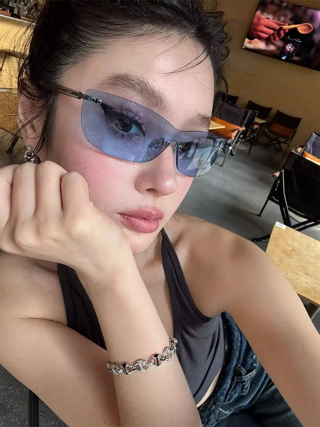 404 | Frameless Avant-Garde Sports Sunglasses