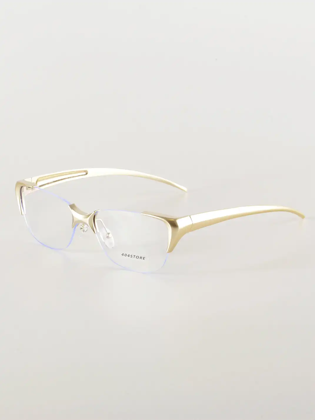 404 | Y2K Frameless Metal Glasses