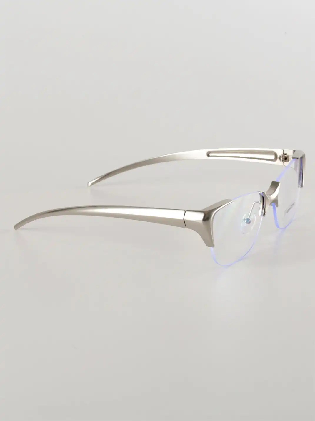 404 | Y2K Frameless Metal Glasses