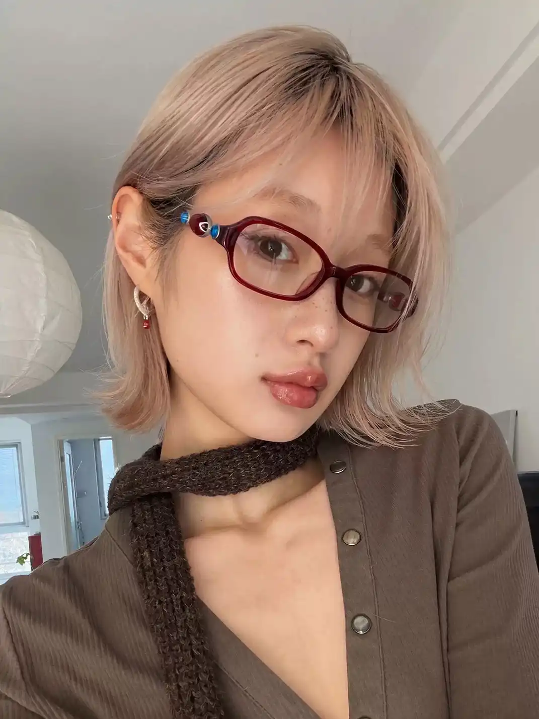 404 | Teardrop Stylish Acetate Rectangular Glasses
