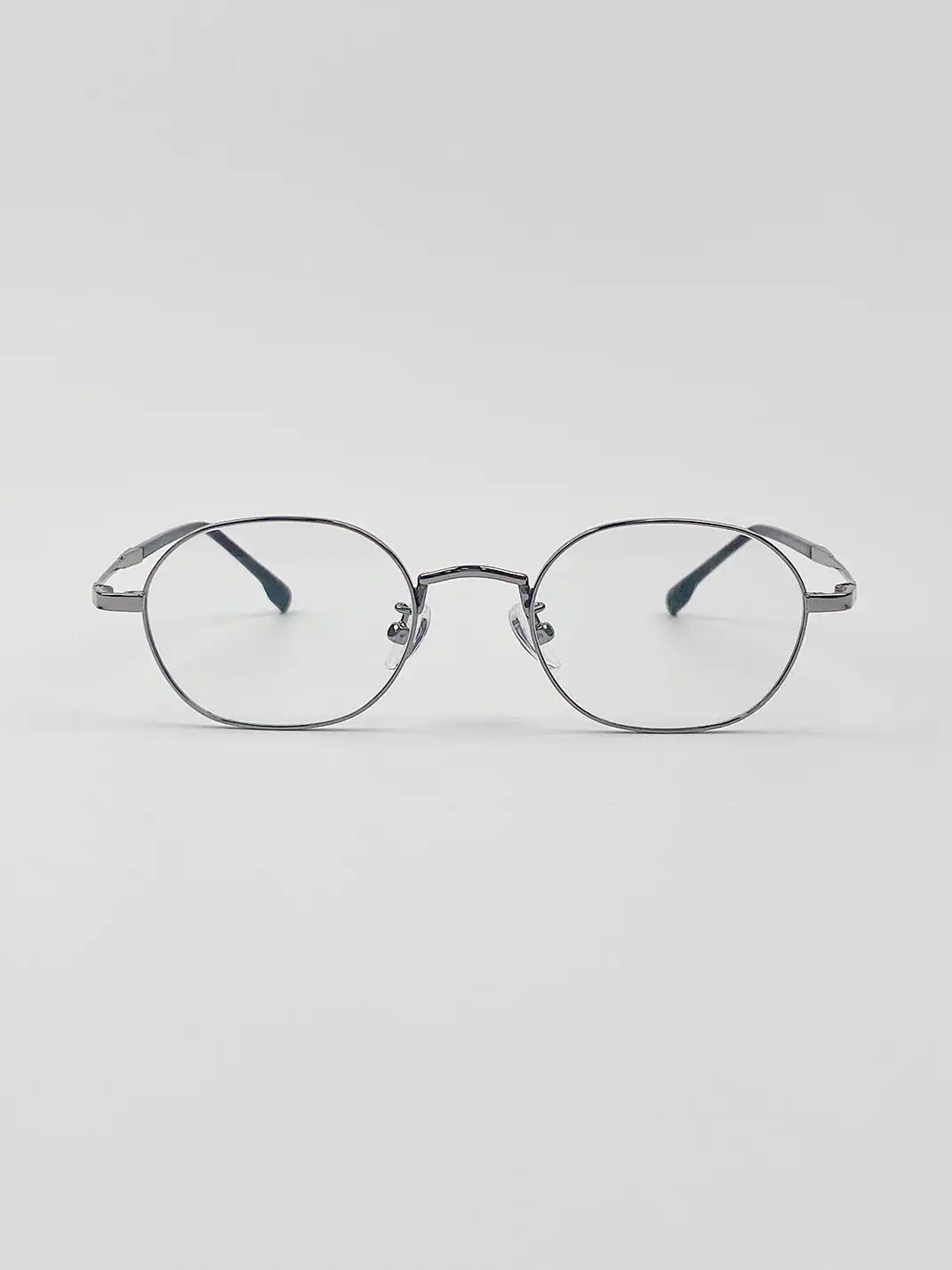 404 | Vintage Small Square Metal Glasses