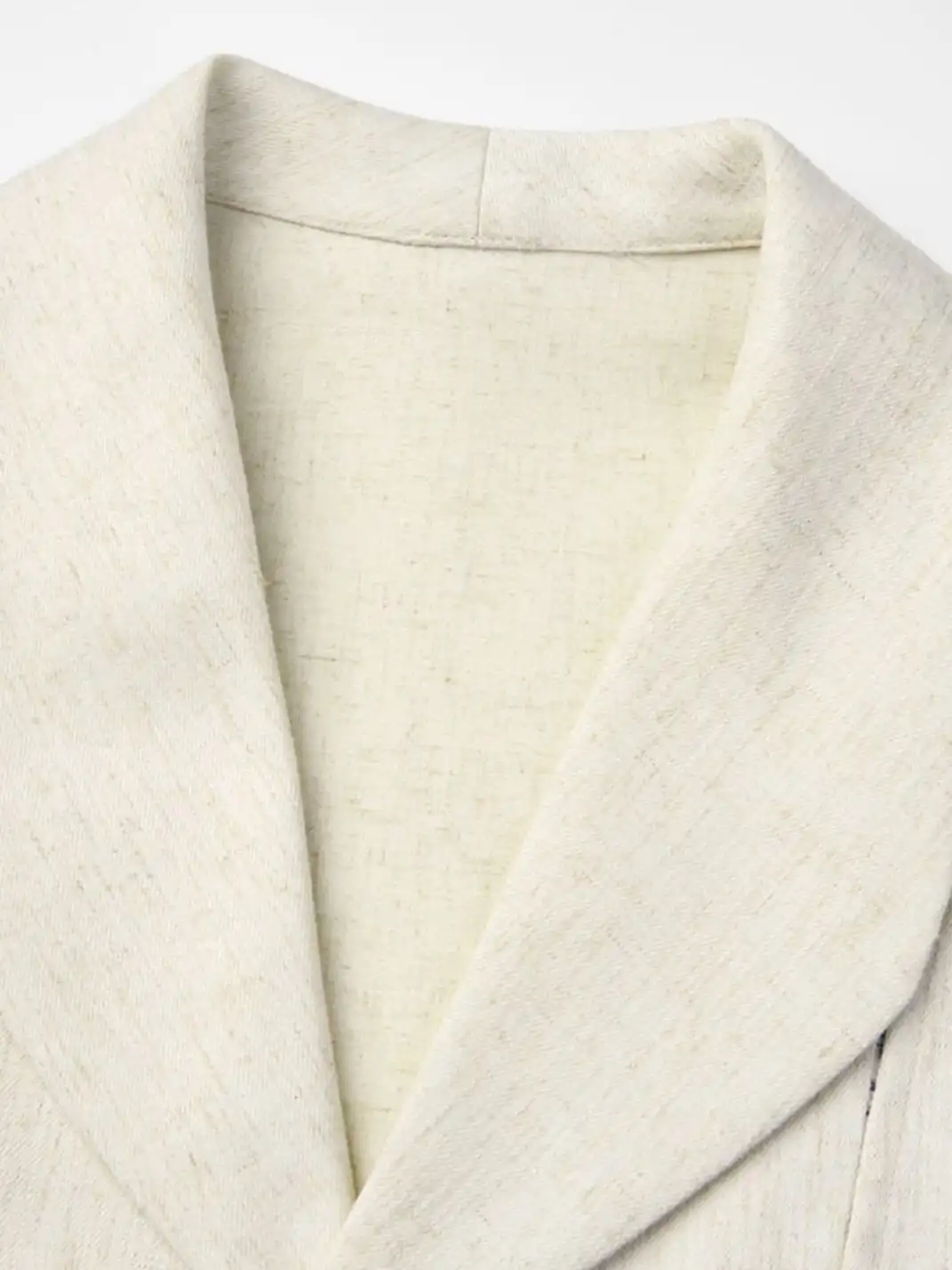 TAICHIISM | Floral Print Spliced Irregular Linen Shirt