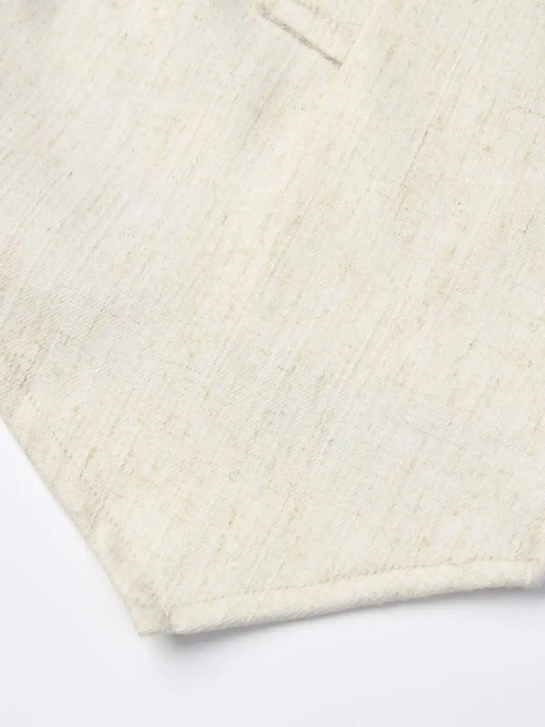 TAICHIISM | Floral Print Spliced Irregular Linen Shirt