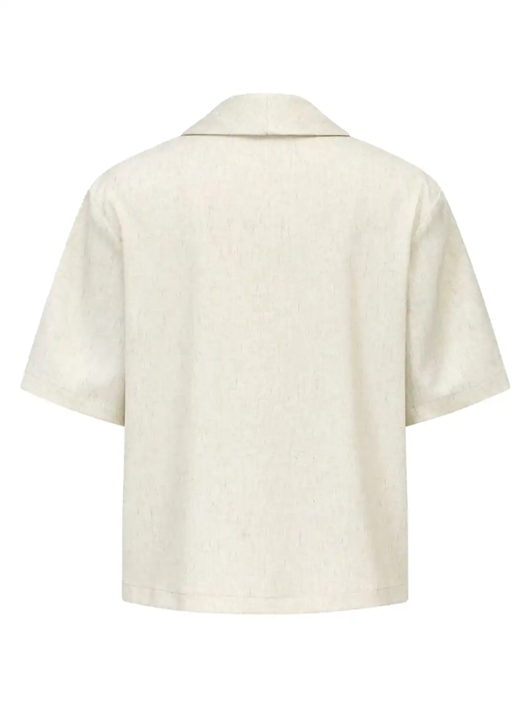 TAICHIISM | Floral Print Spliced Irregular Linen Shirt