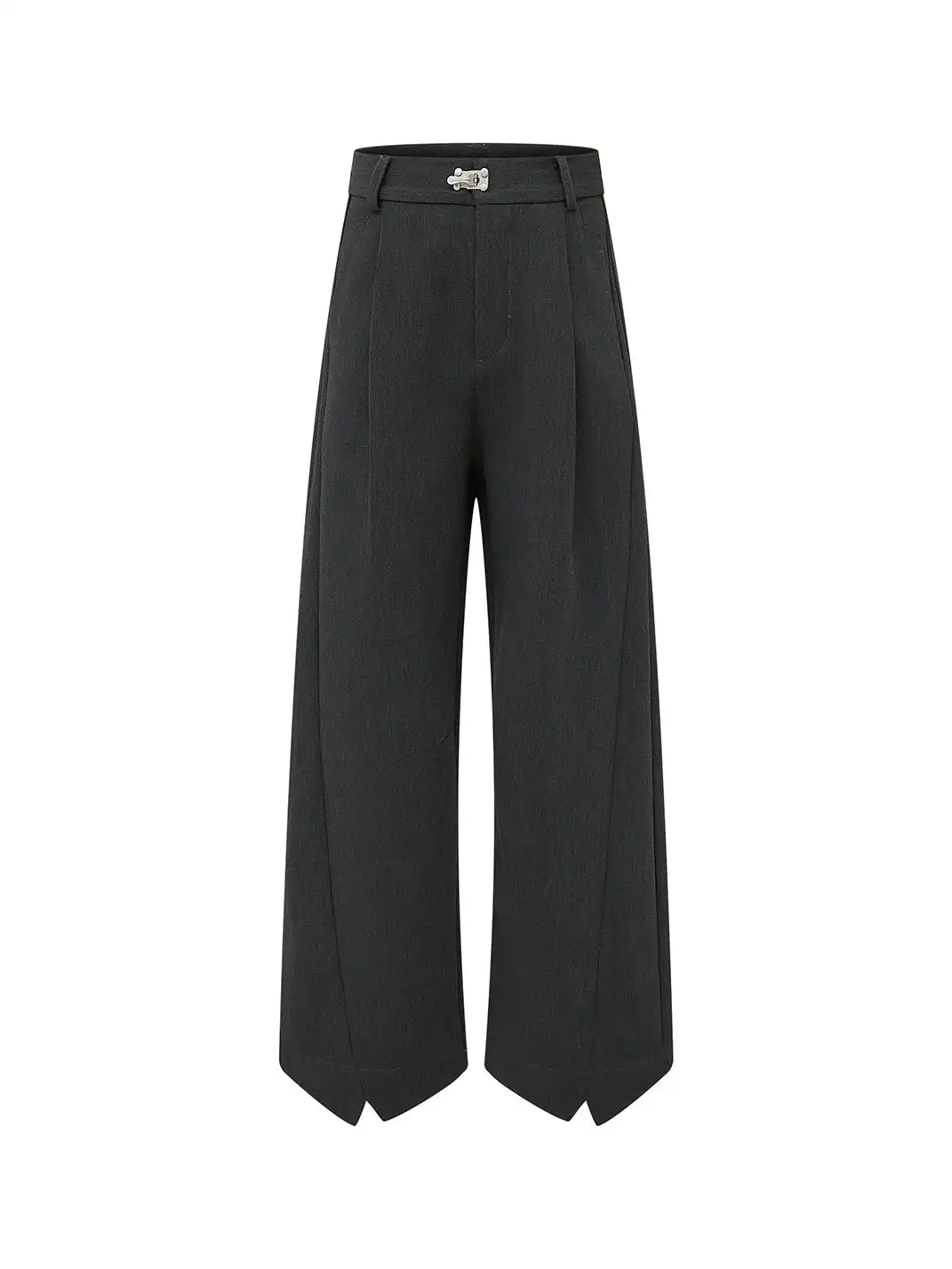 TAICHIISM | Special-shaped Metal Buckle Horseshoe Curved Suit Pants