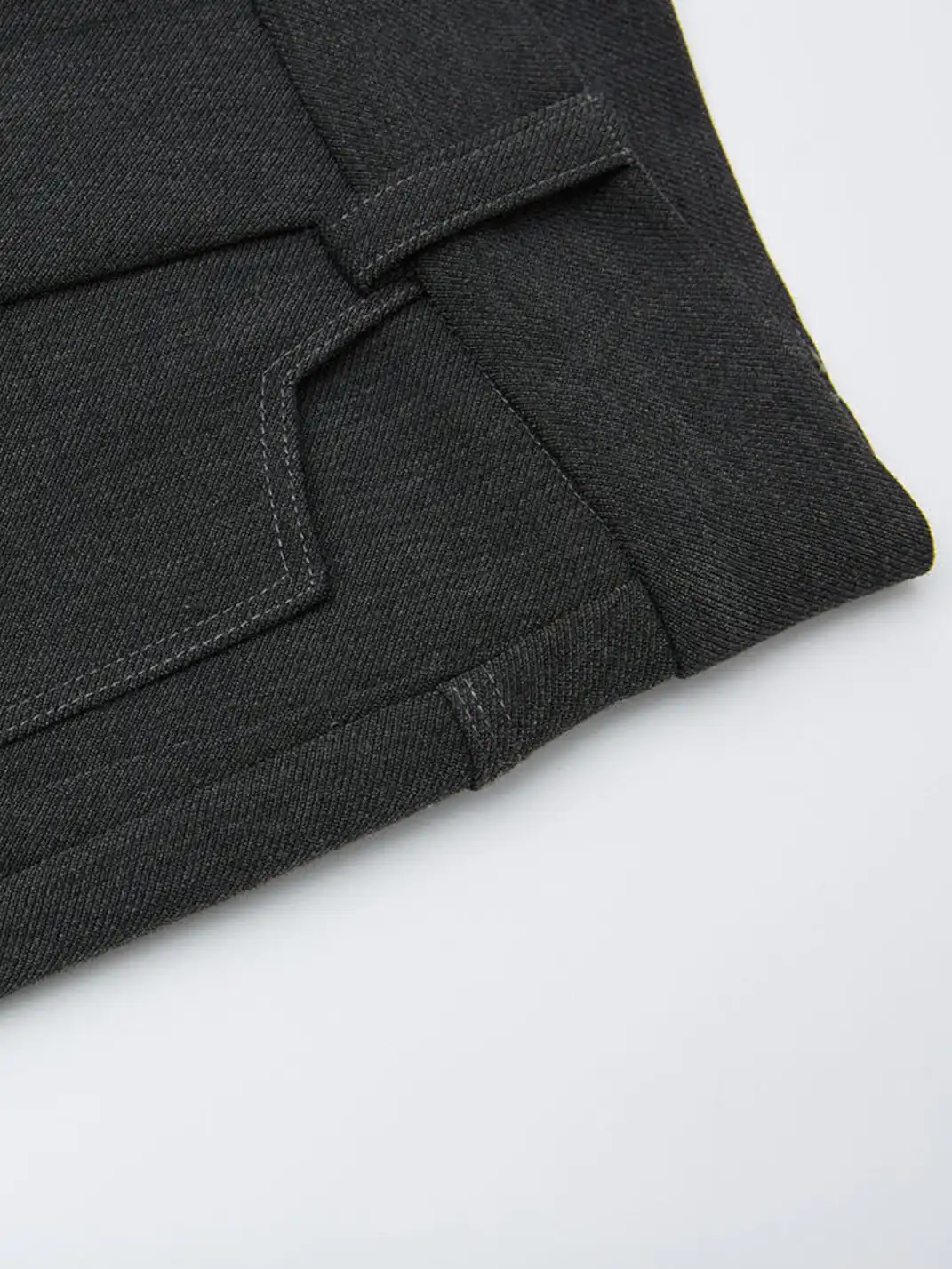 TAICHIISM | Special-shaped Metal Buckle Horseshoe Curved Suit Pants