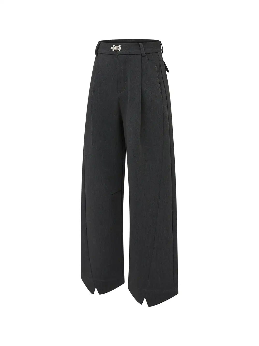 TAICHIISM | Special-shaped Metal Buckle Horseshoe Curved Suit Pants