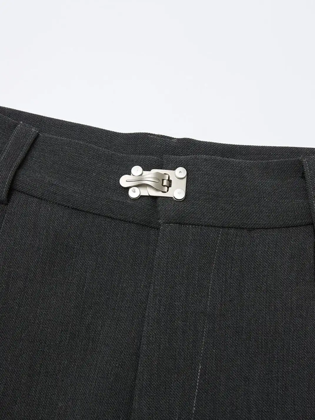 TAICHIISM | Special-shaped Metal Buckle Horseshoe Curved Suit Pants