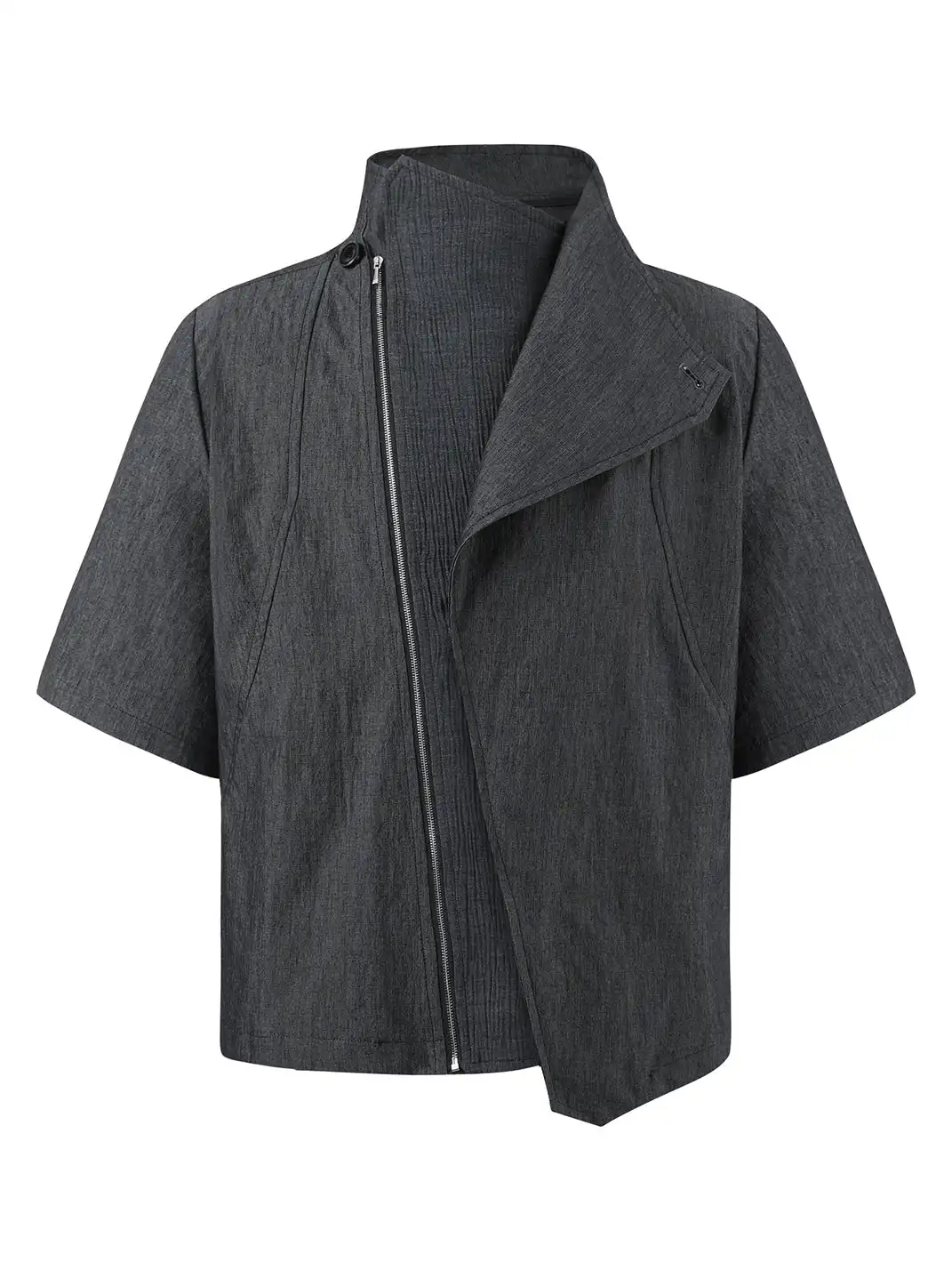 TAICHIISM | Multi-shape Asymmetric Placket Spliced Shirt